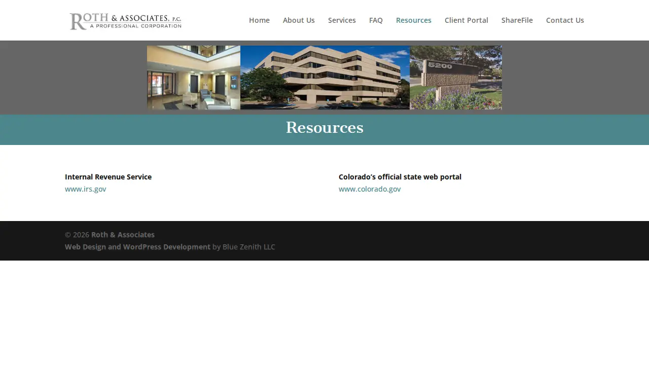 Roth & Associates, P.C page