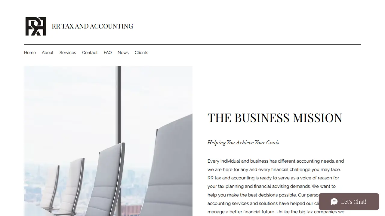 Rr tax and accounting page