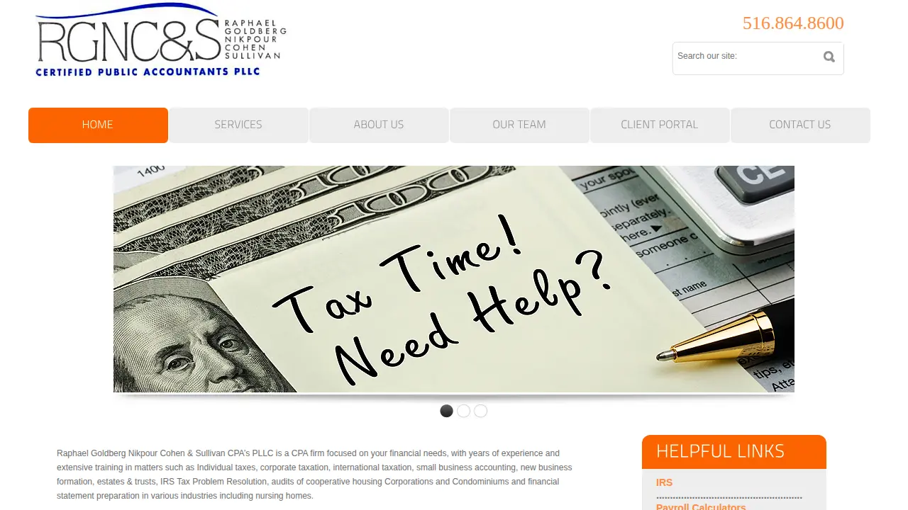 Raphael Goldberg Nikpour Cohen & Sullivan CPA's PLLC page