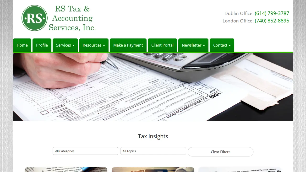 R S Tax & Accounting Services LLC page