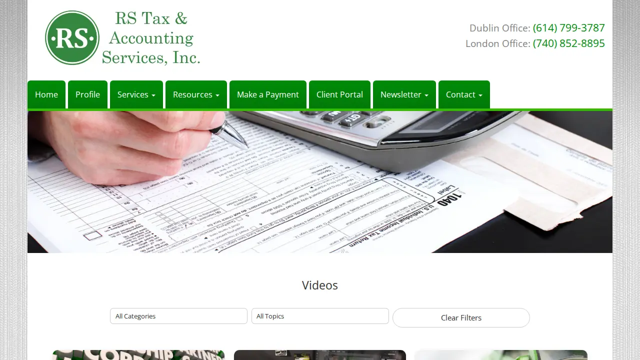 R S Tax & Accounting Services LLC page