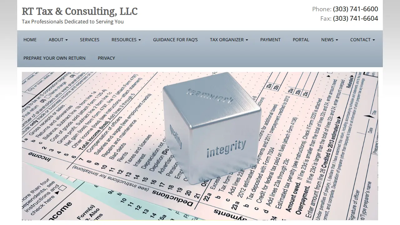 rt tax & consulting page