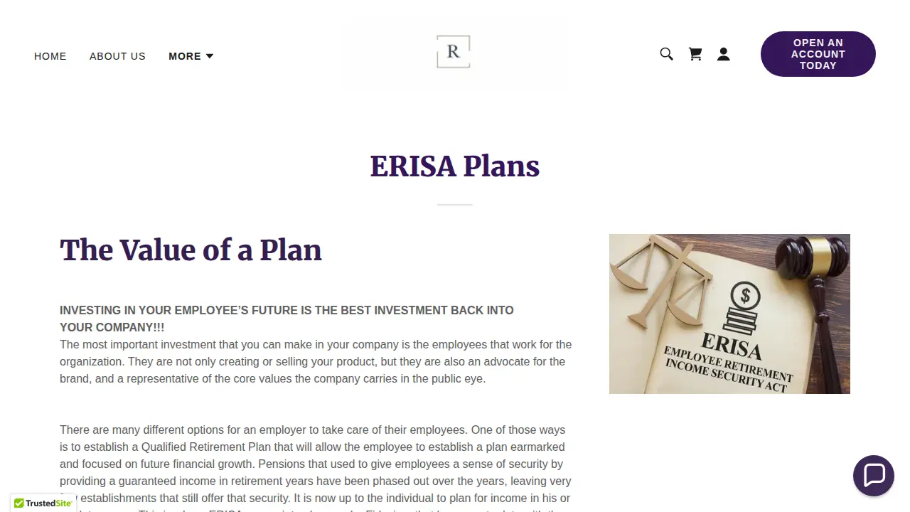 Ruggiero Investments page