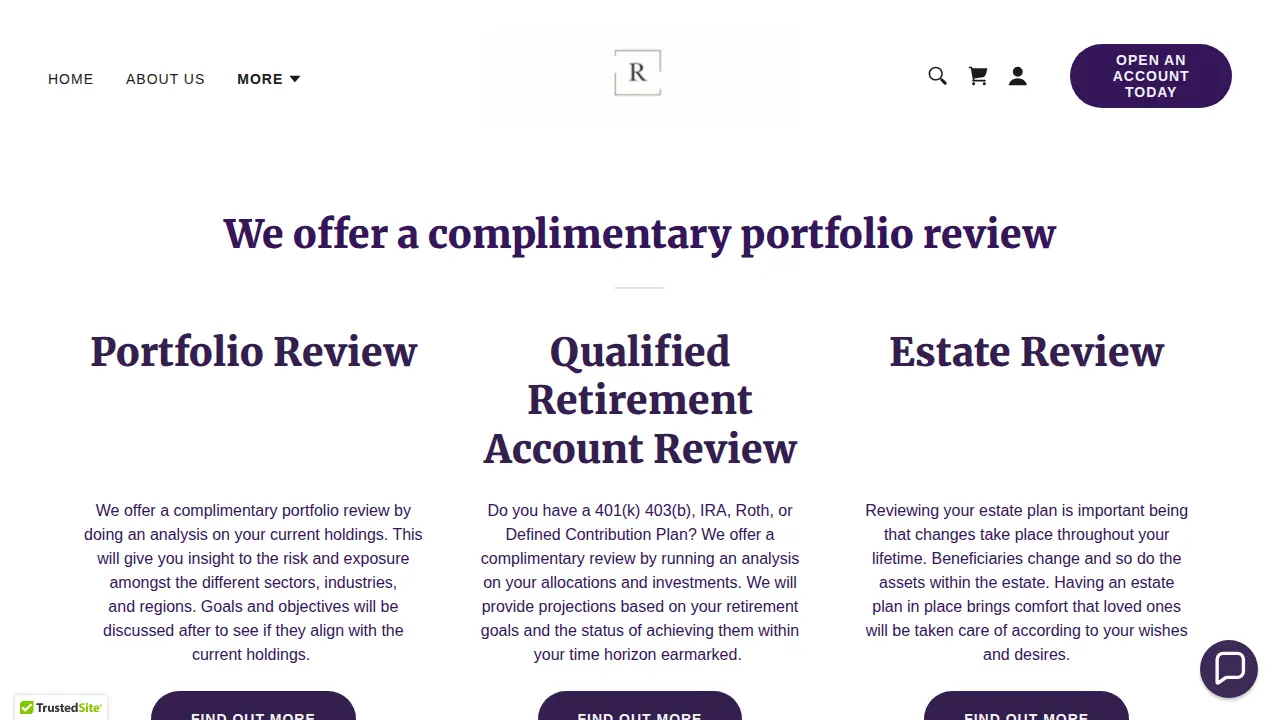 Ruggiero Investments page