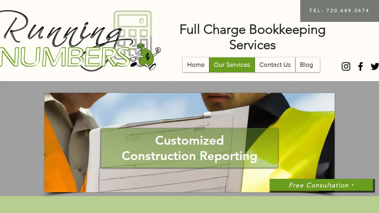 Running Numbers LLC page