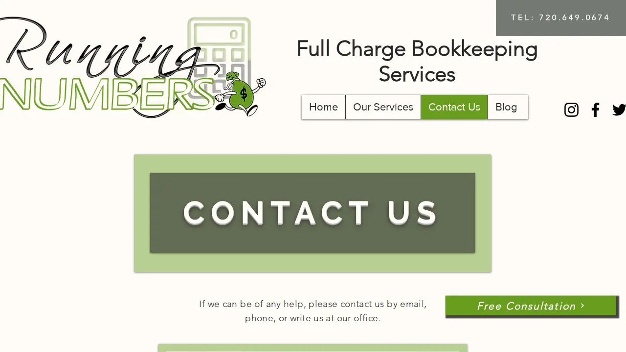 Running Numbers LLC page