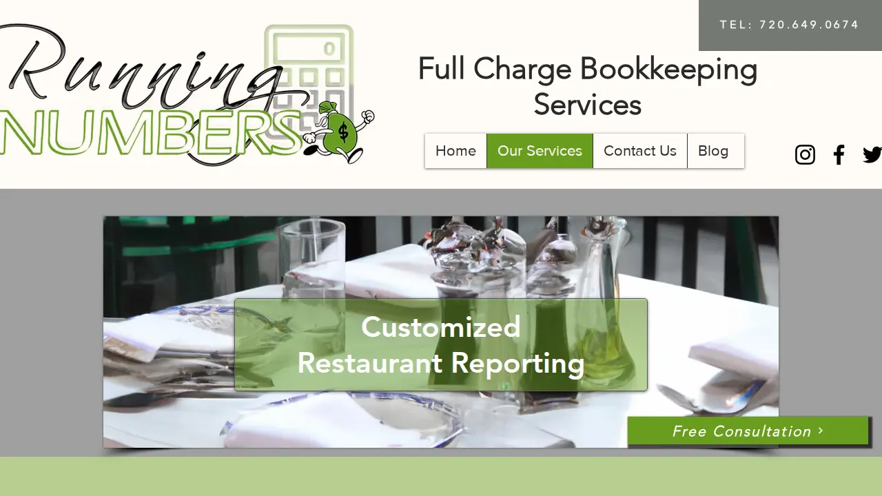 Running Numbers LLC page