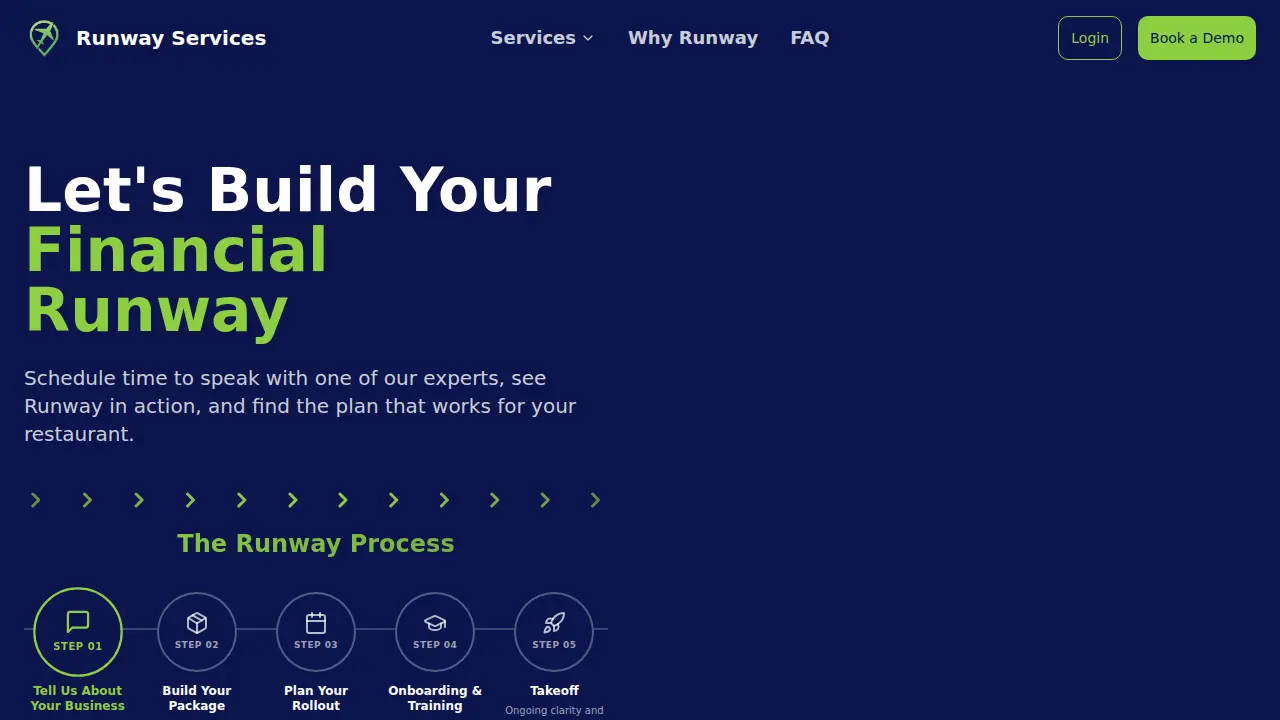 Runway Services page