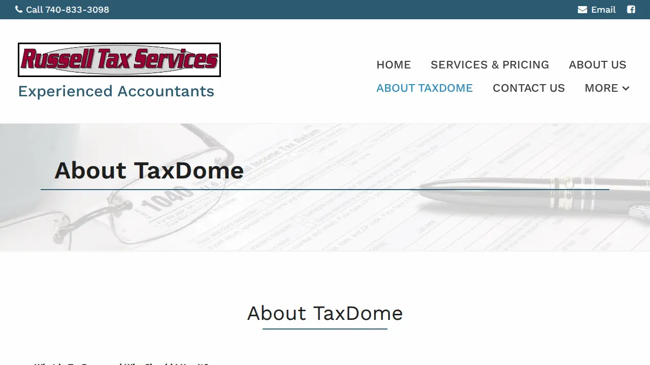 Russell Tax Services page