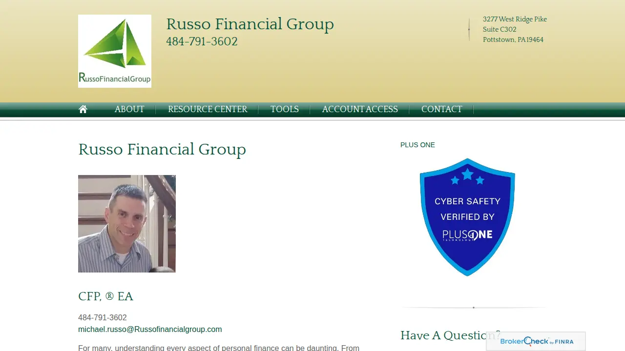 Russo Financial Group page