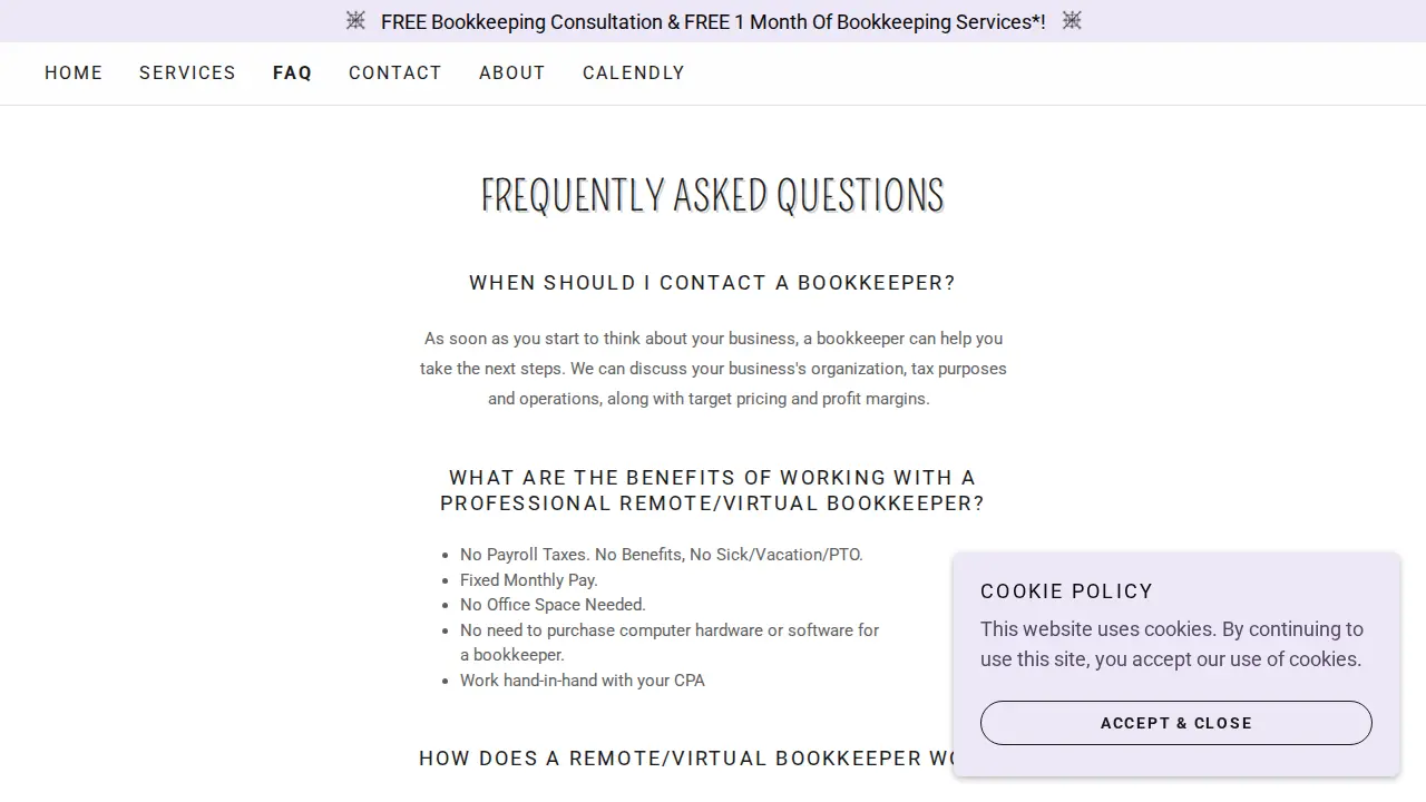 Ruby's Business Solutions LLC page