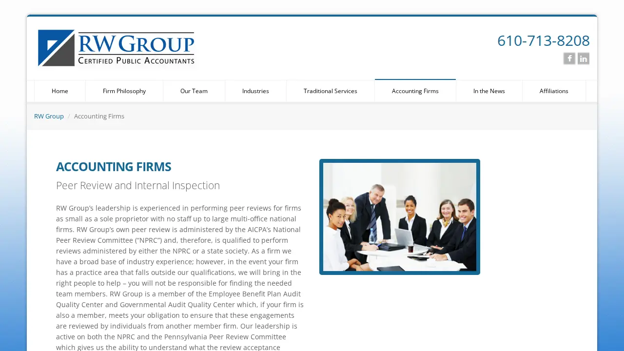 RW Group, LLC page