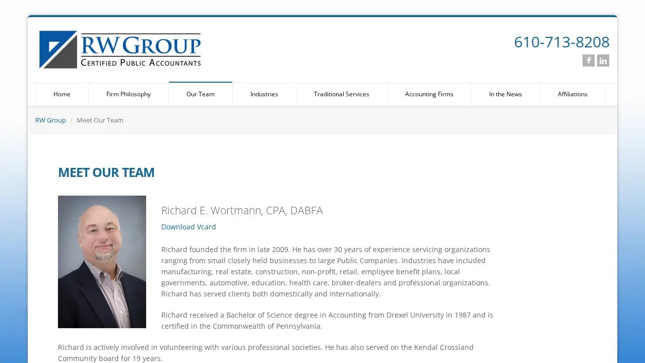 RW Group, LLC page