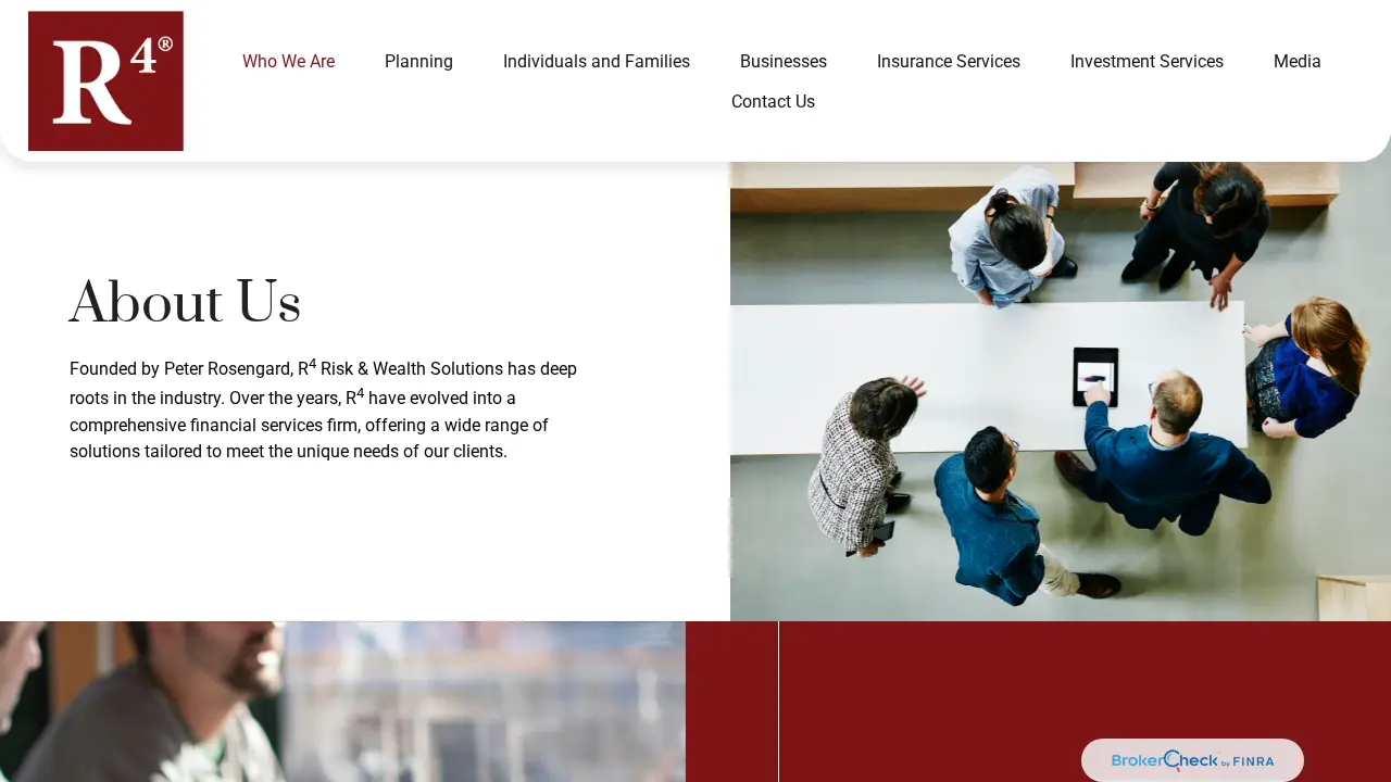 R4 Risk & Wealth Solutions page