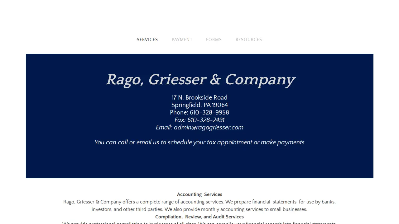 Rago Griesser & Co