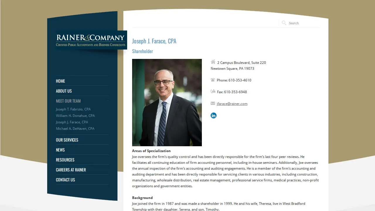 Rainer & Co page