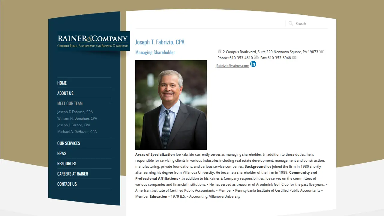 Rainer & Co page