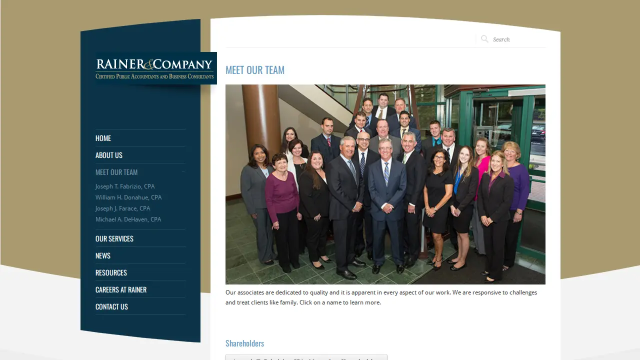 Rainer & Co page