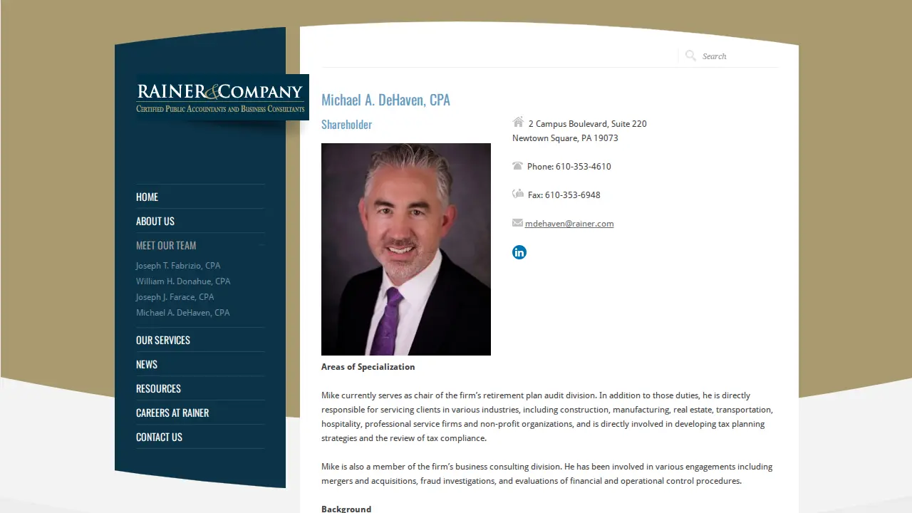 Rainer & Co page