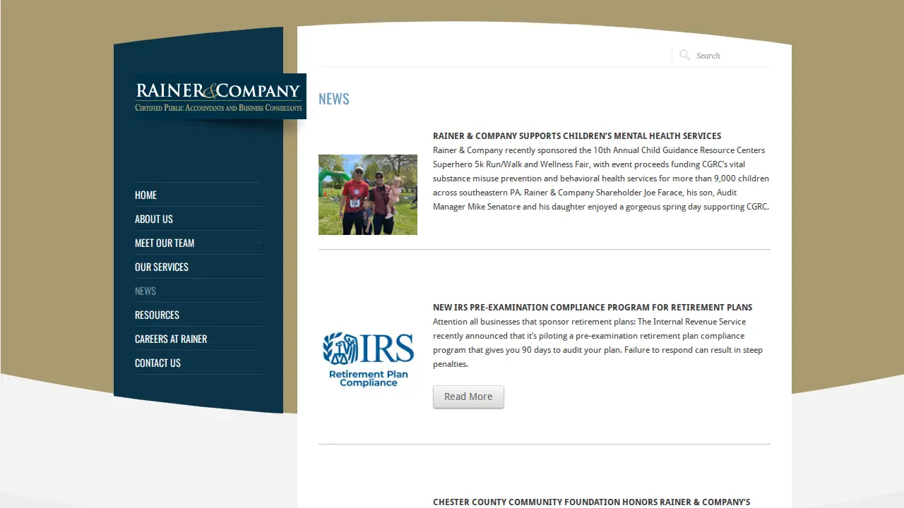 Rainer & Co page