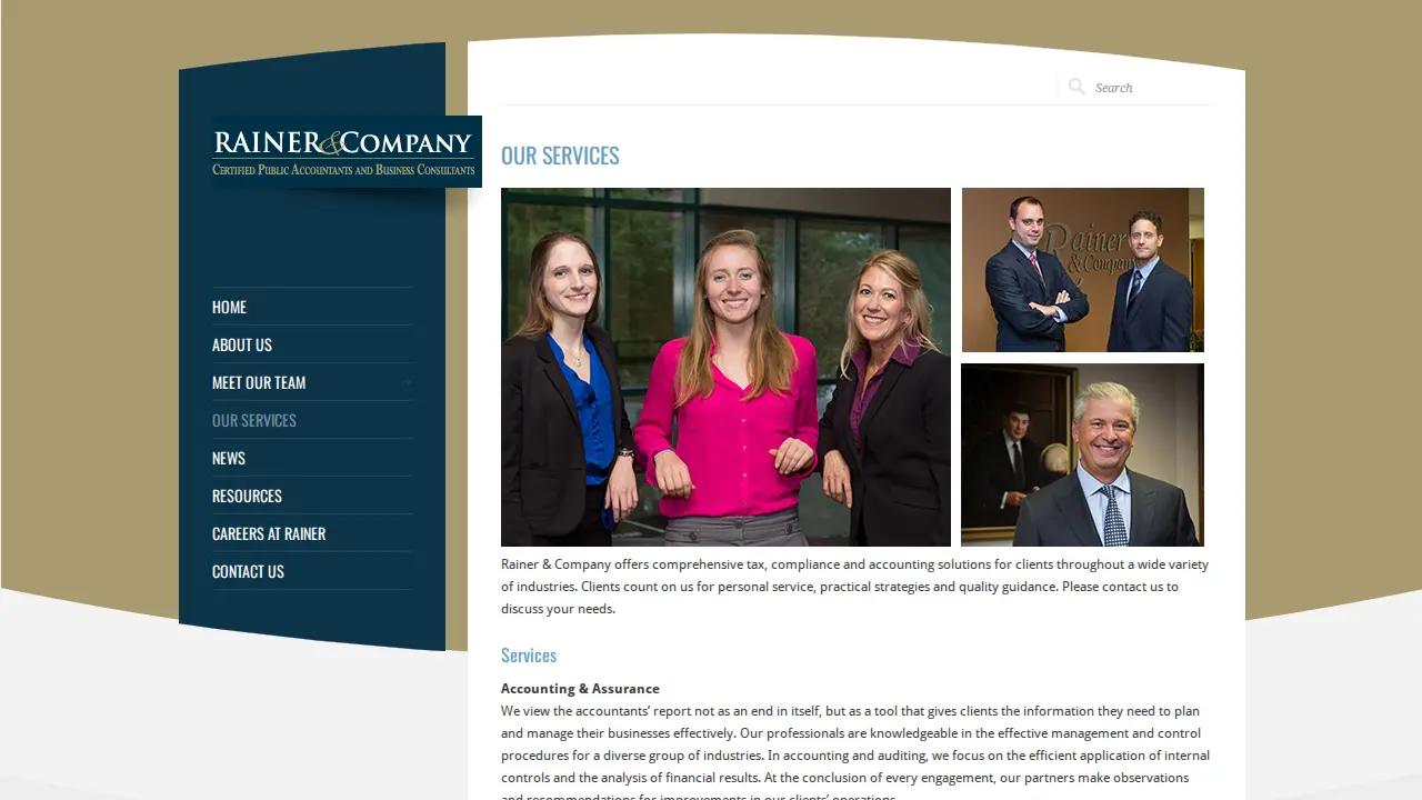 Rainer & Co page