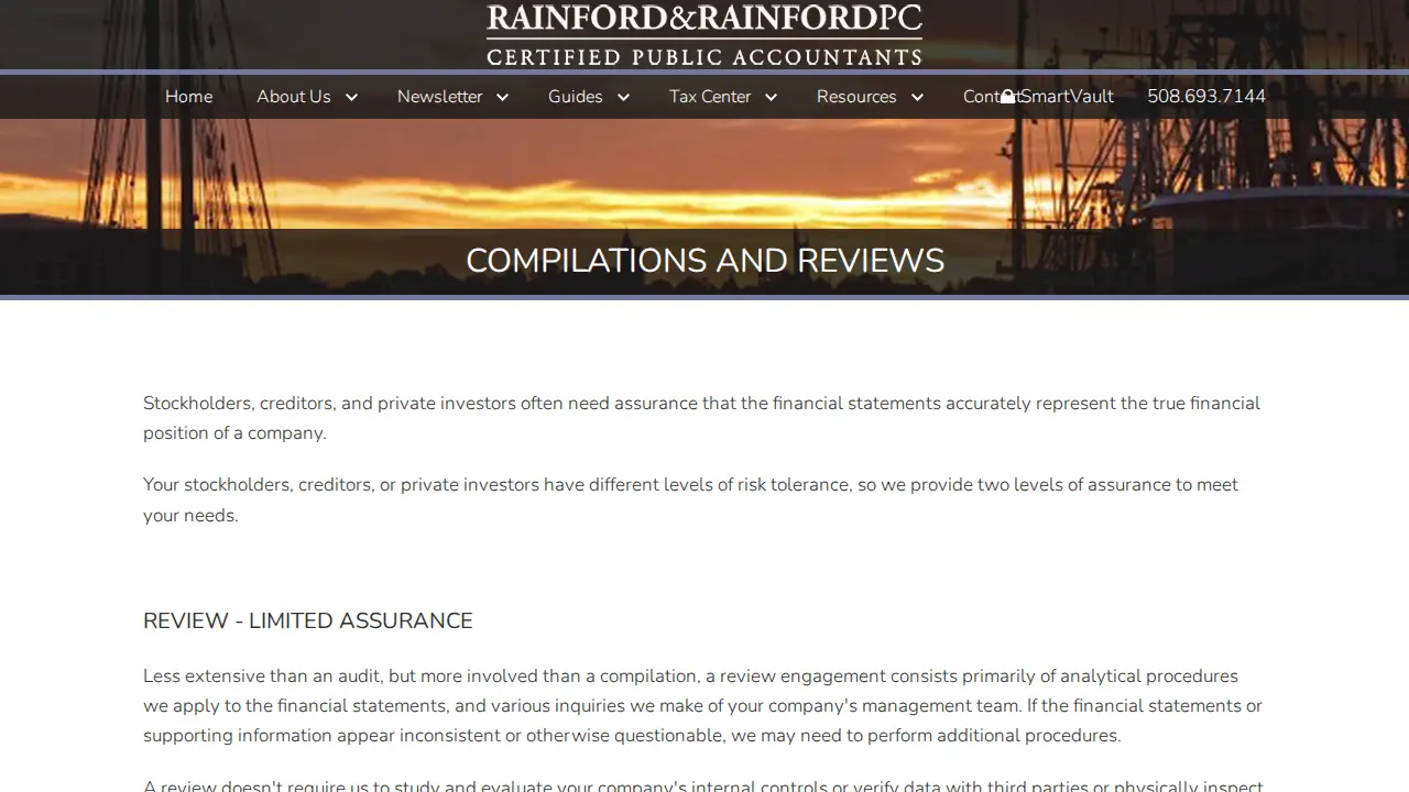 Rainford & Rainford PC page