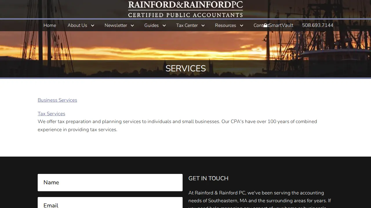 Rainford & Rainford PC page