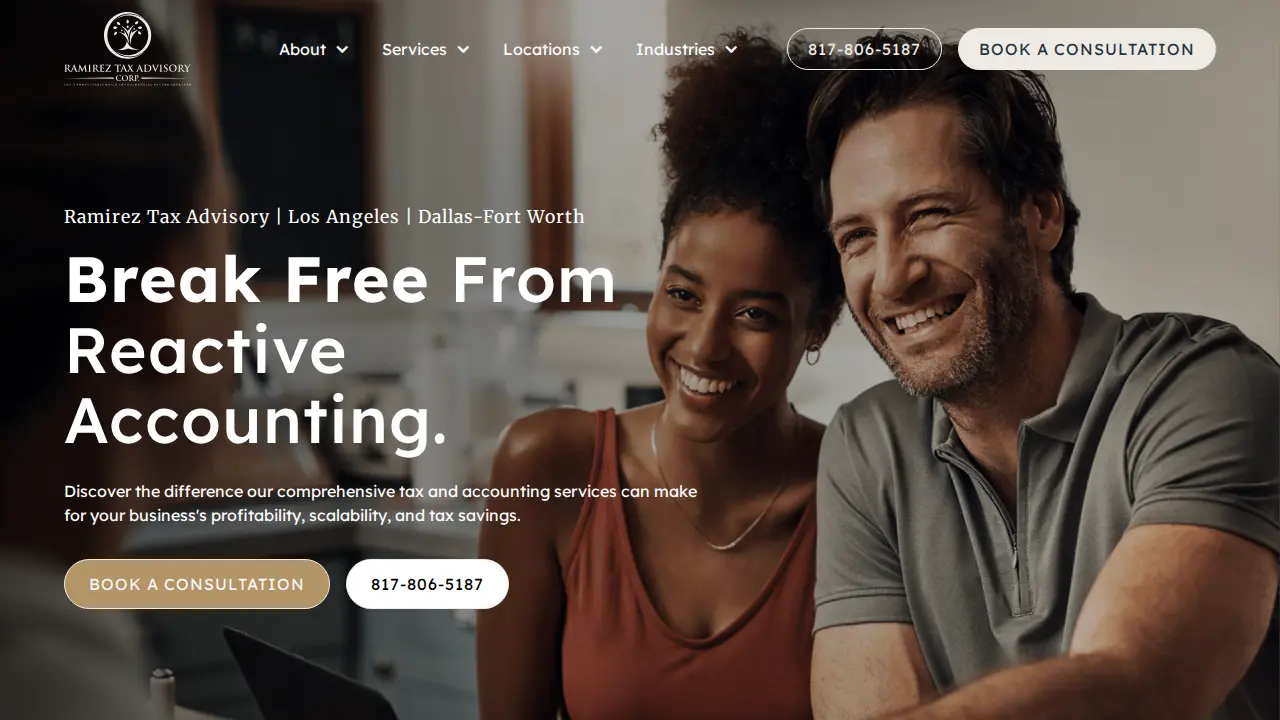 Ramirez Tax Advisory Corp. page