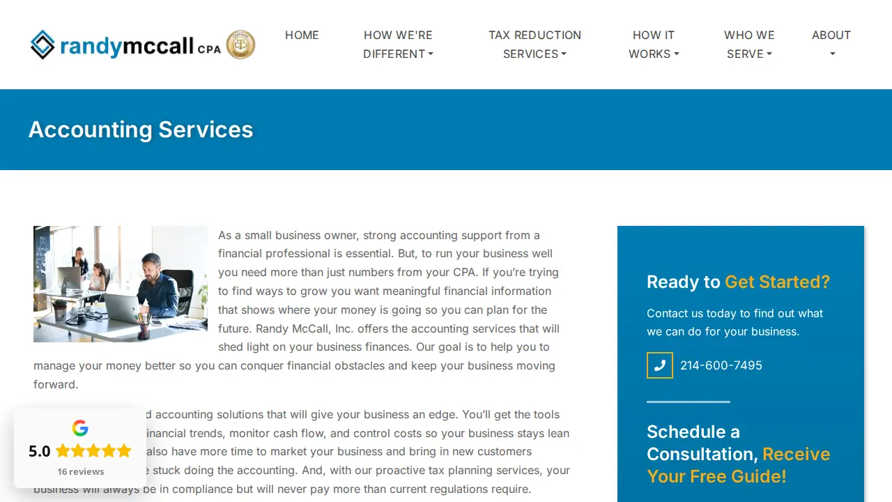 Randy McCall CPA page