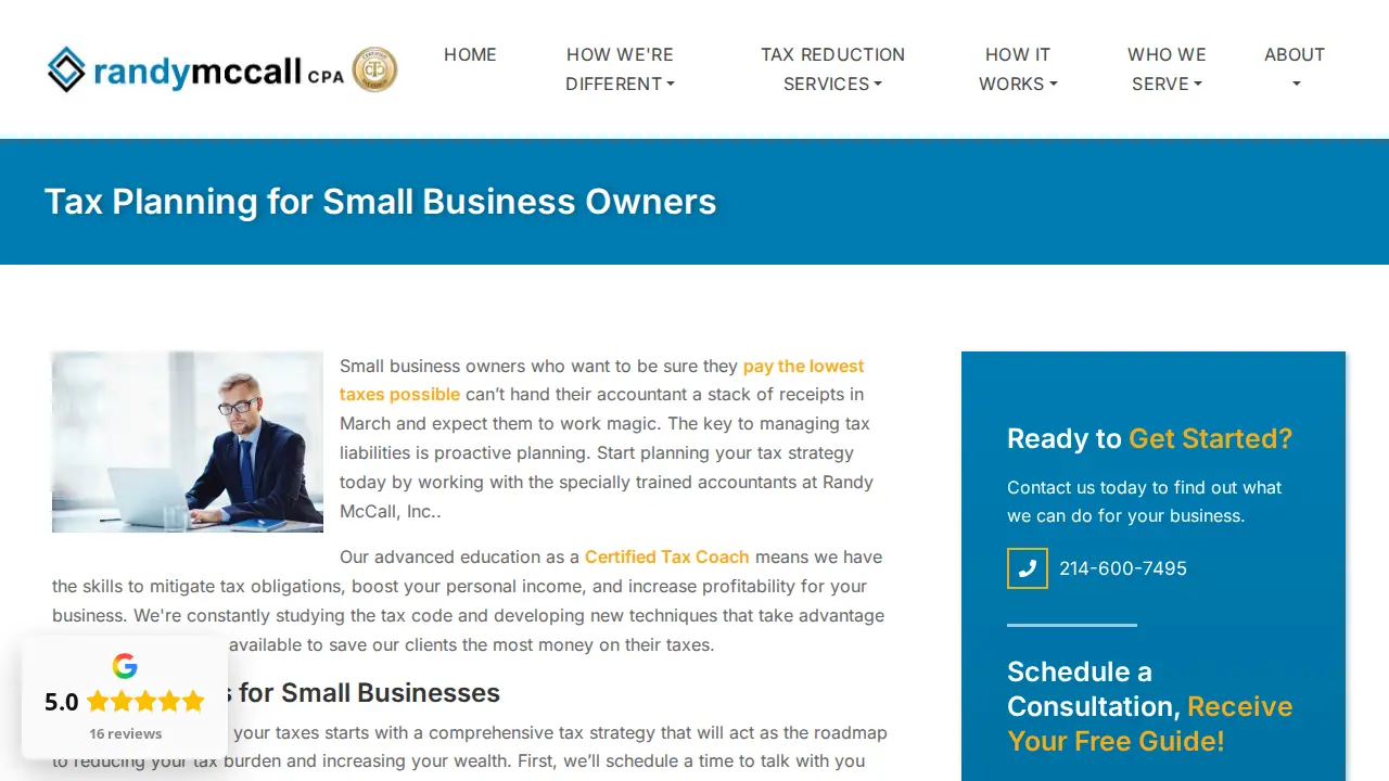 Randy McCall CPA page