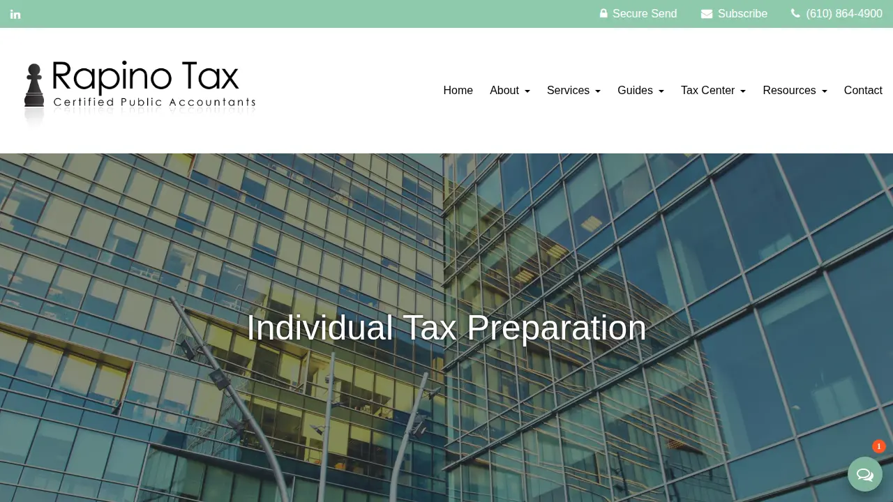 Rapino CPA page