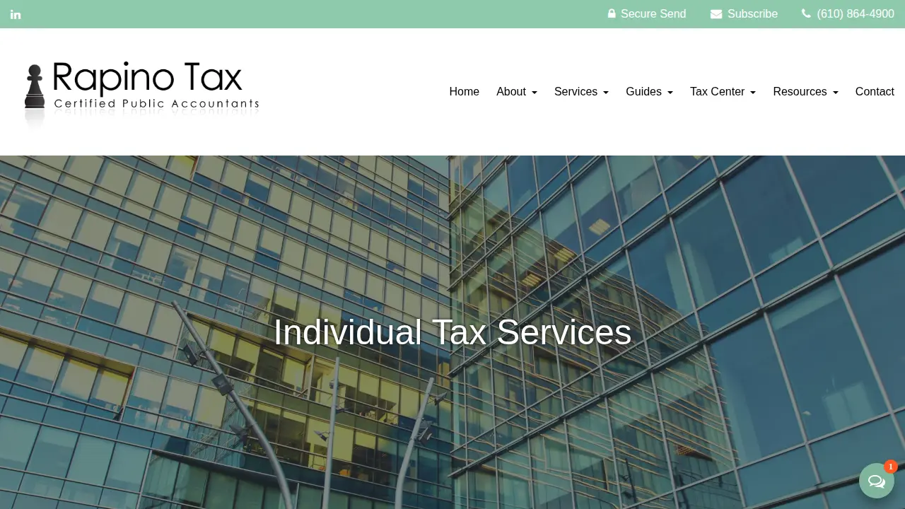 Rapino CPA page