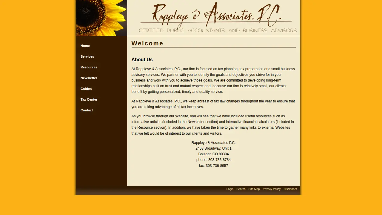 Rappleye & Associates page