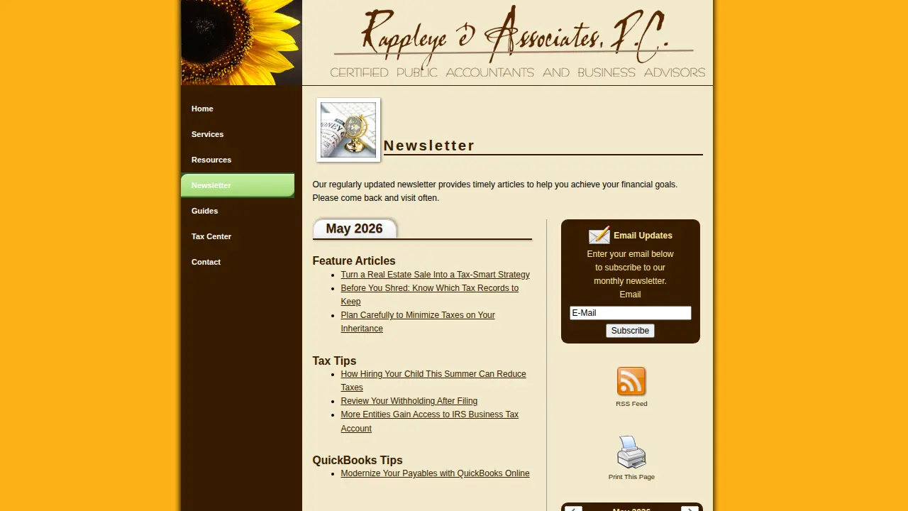 Rappleye & Associates page