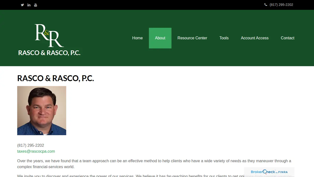 Jeff S. Rasco, CPA page