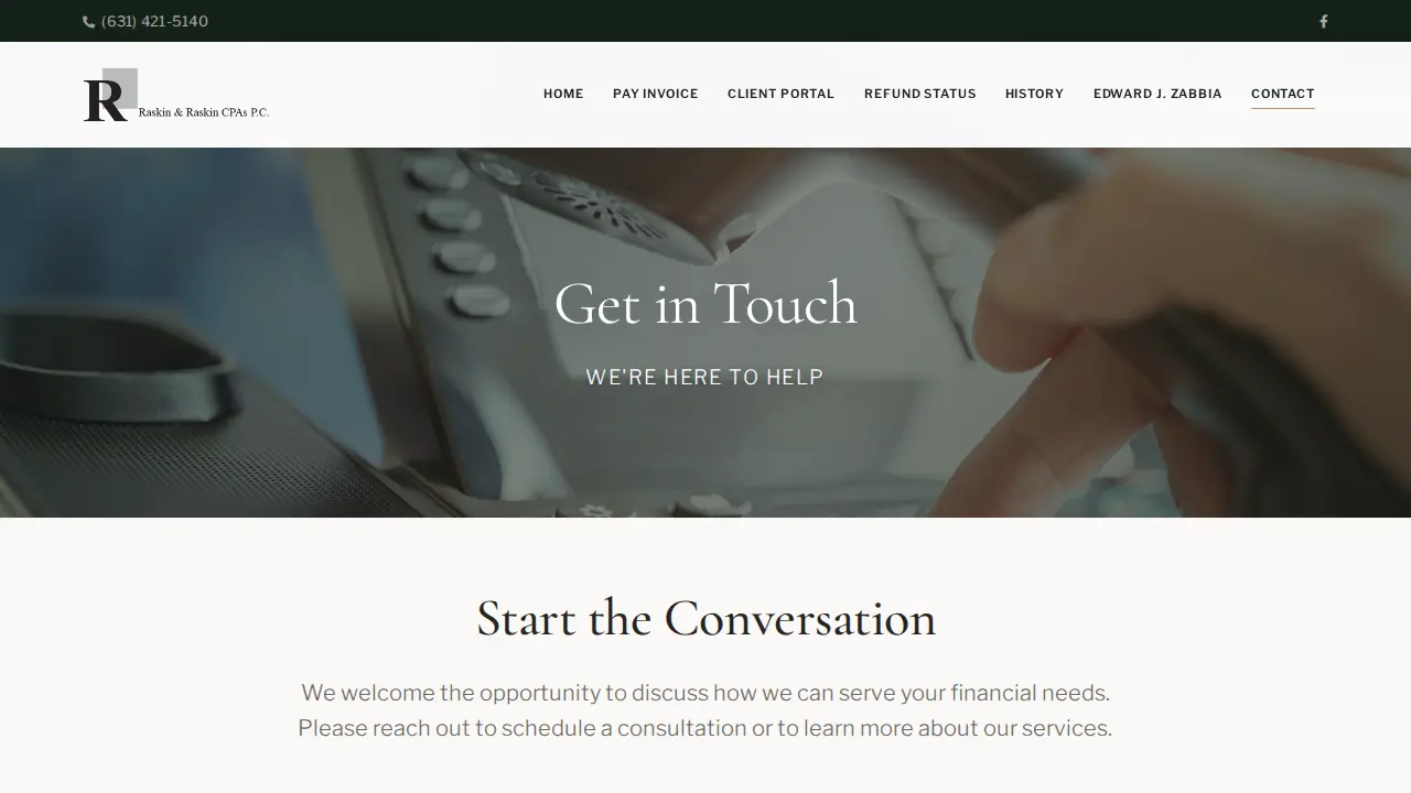 Raskin & Raskin CPA's PC page