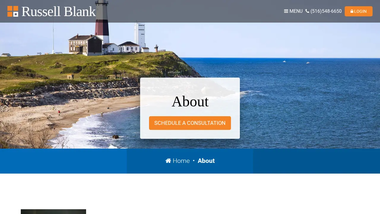 Russell Blank, CPA page