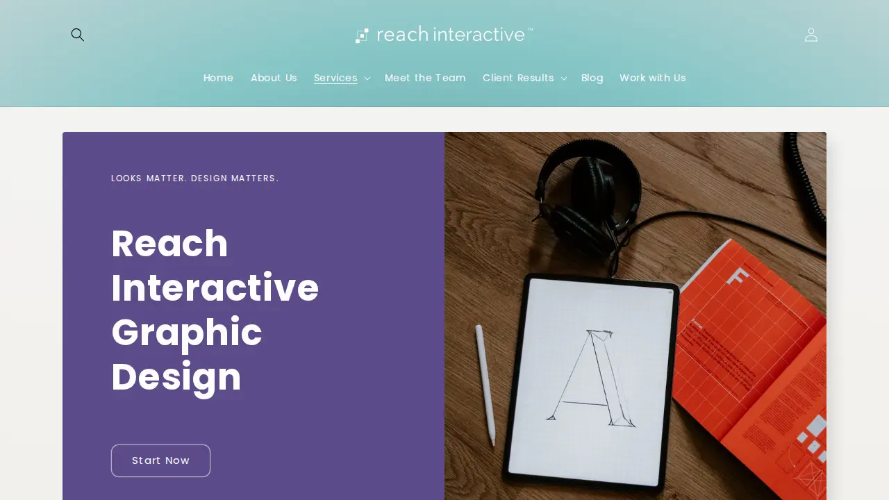 Reach Interactive page