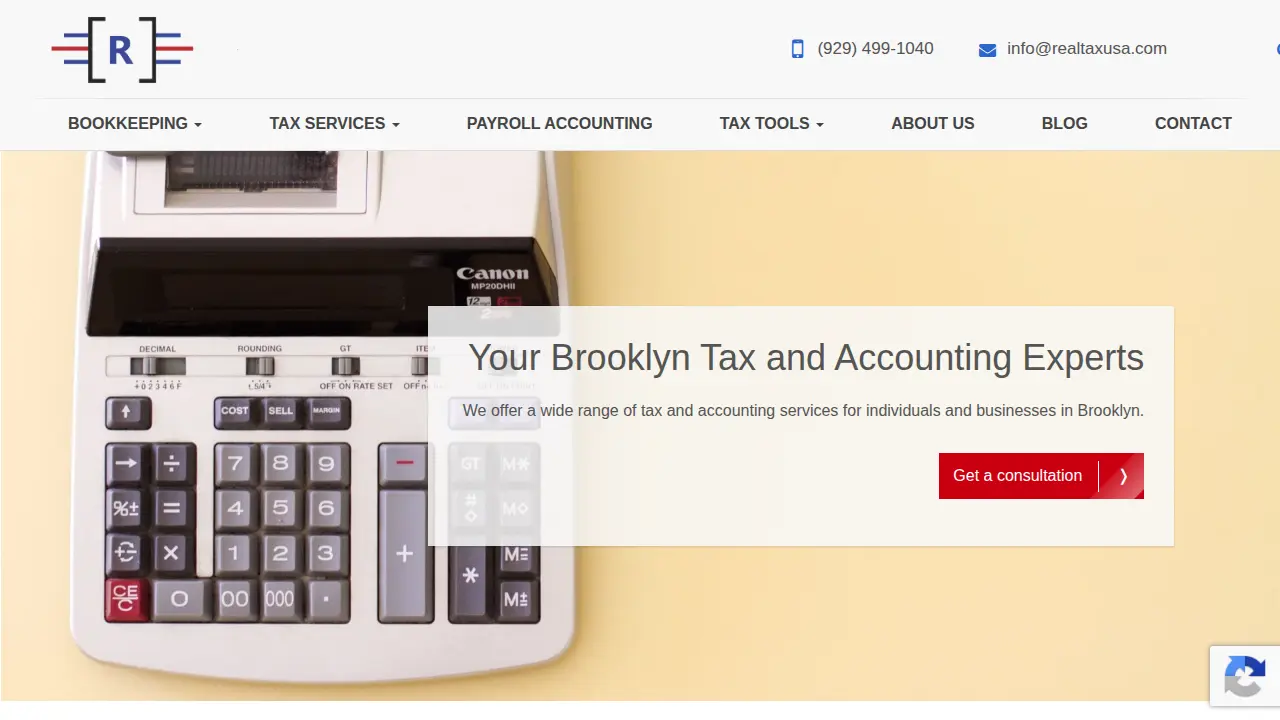 Real Tax USA- Accounting, Tax and Bookkeeping Services – Accountant in Brooklyn