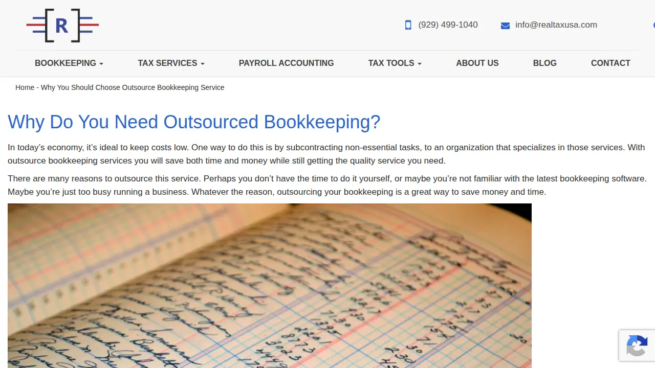 Real Tax USA- Accounting, Tax and Bookkeeping Services – Accountant in Brooklyn page