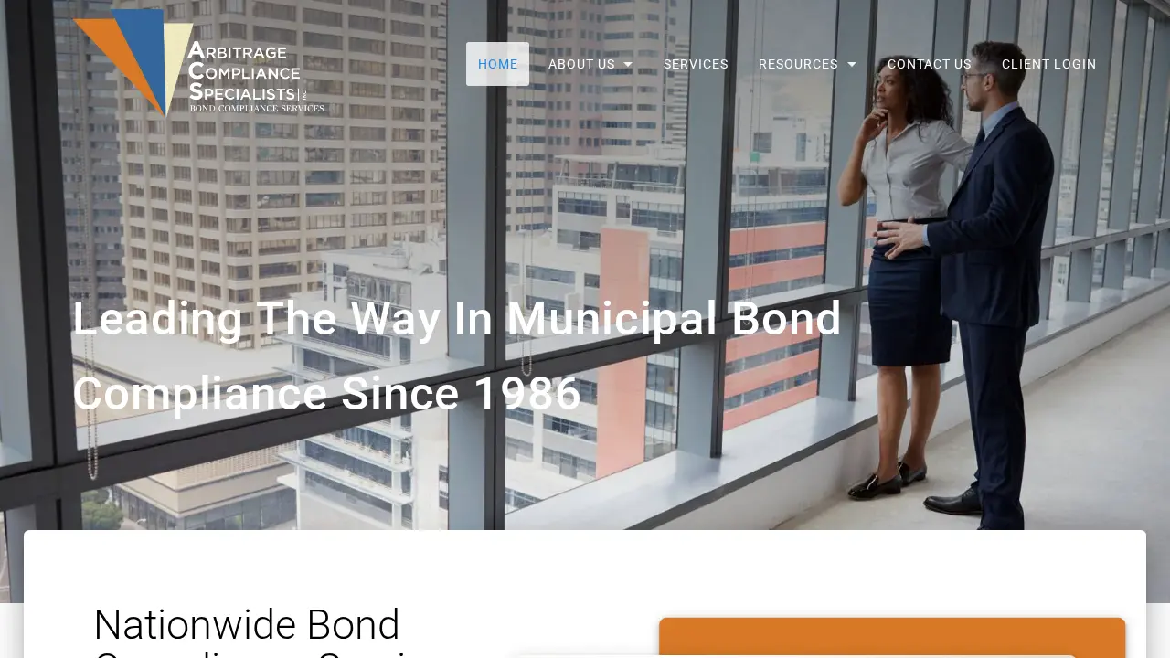 Arbitrage Compliance Specialists, Inc