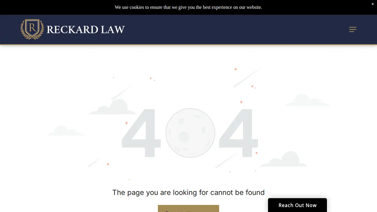Reckard Law LLC website