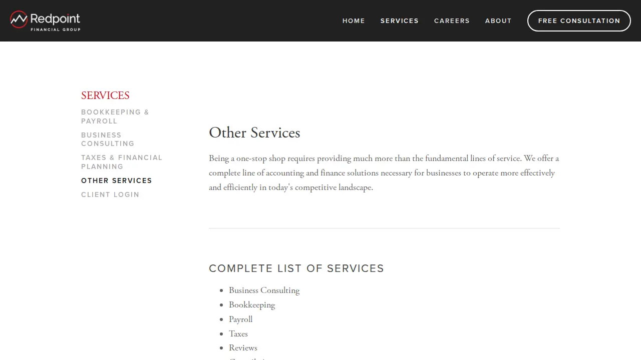 Redpoint Financial Group | CPA page