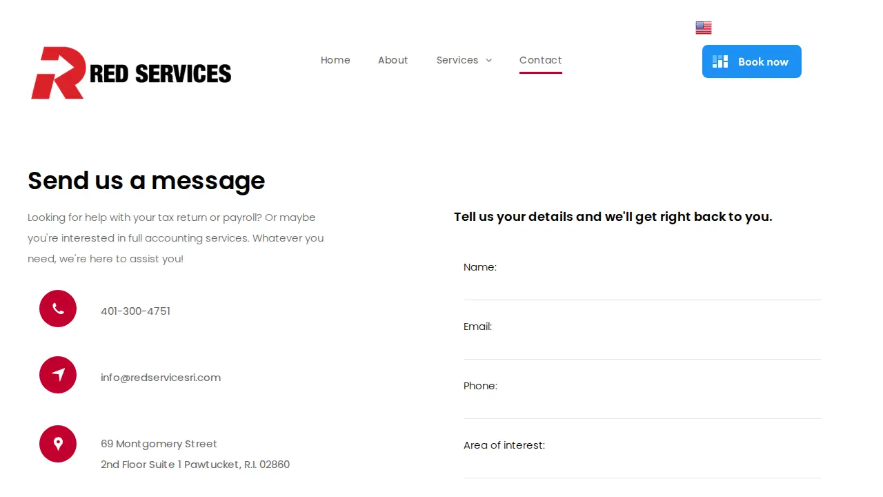R.E.D. Services, LLC page