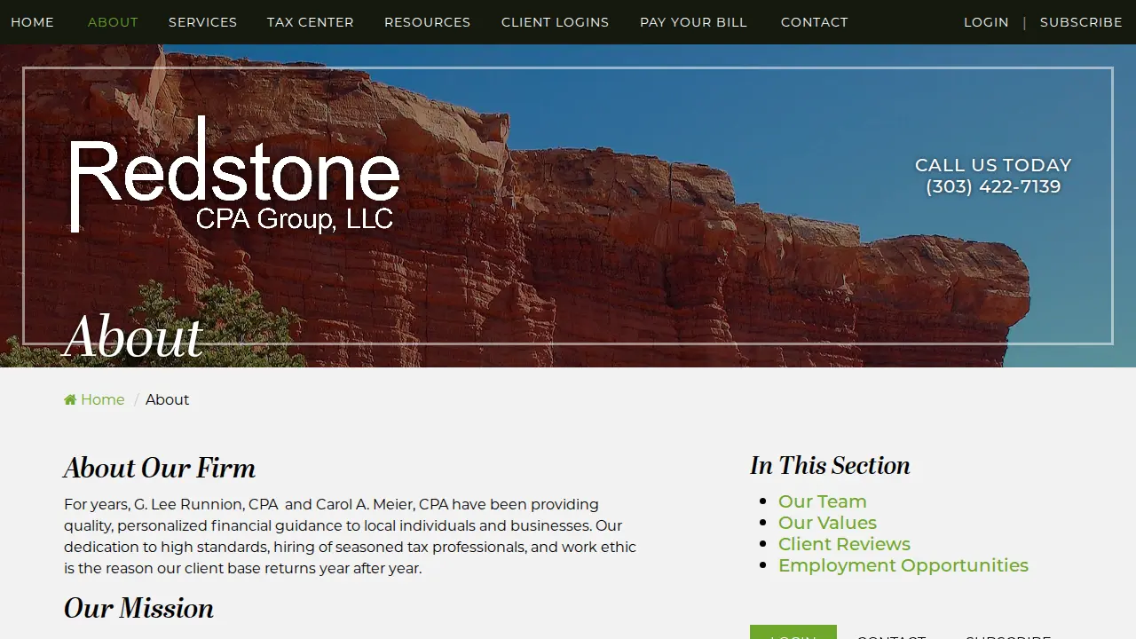 Redstone CPA Group, LLC page