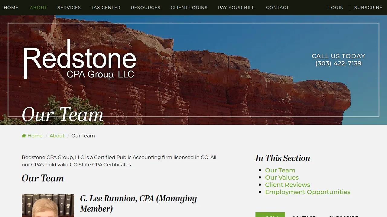 Redstone CPA Group, LLC page