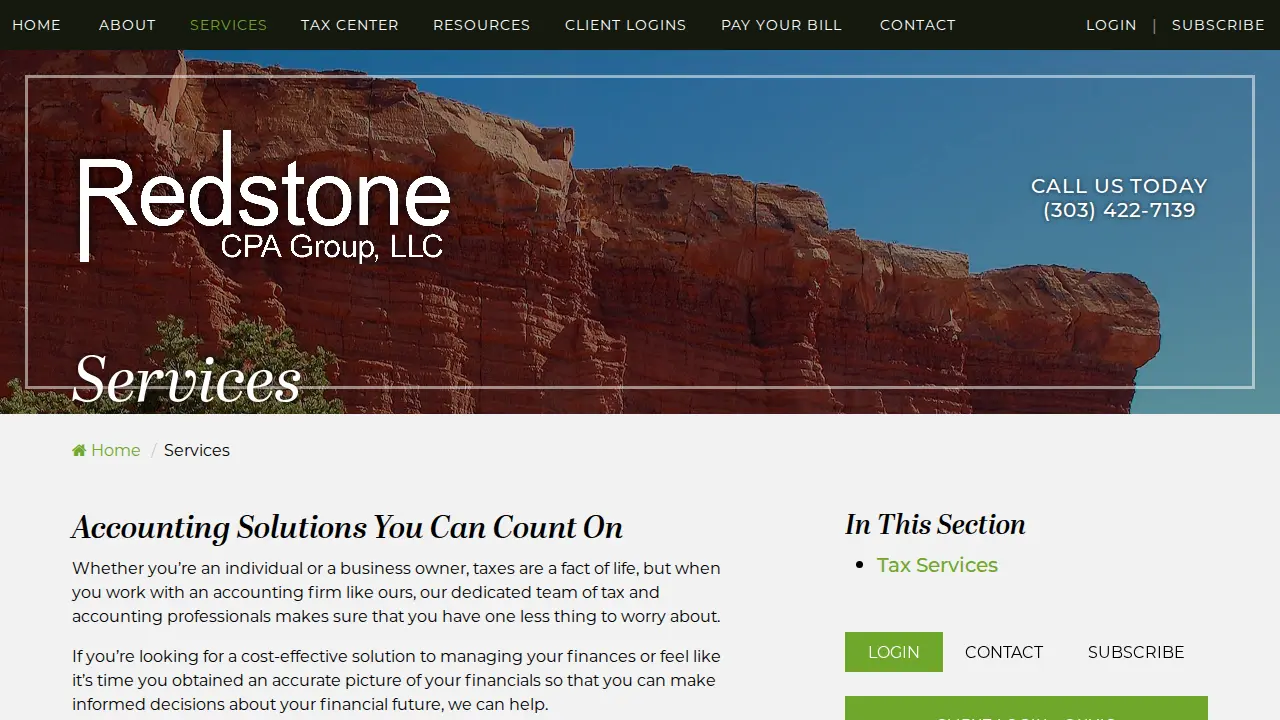 Redstone CPA Group, LLC page
