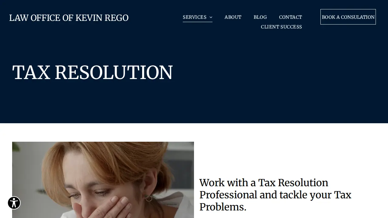 Law Office of Kevin Rego page