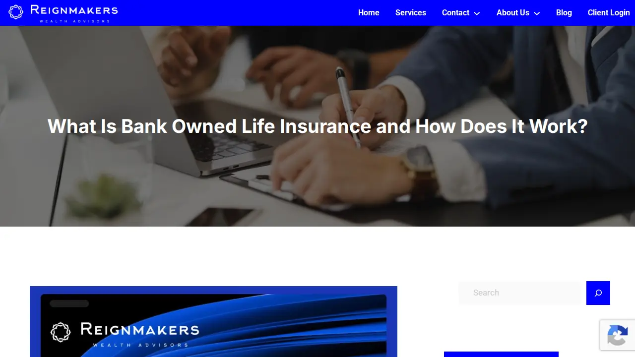Reignmakers Wealth Advisors: Wealth Management, Retirement Planning, Estate Planning, Tax Optimization page