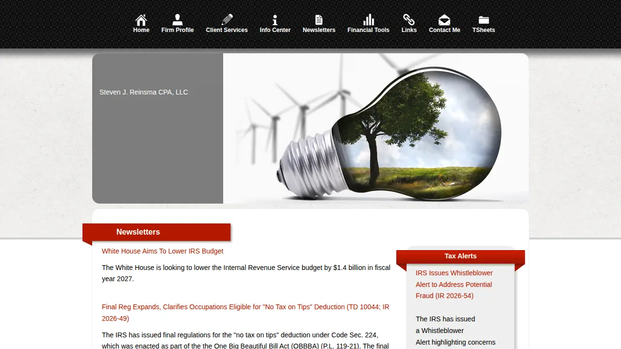 reinsma cpa page